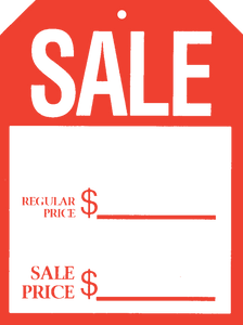 501 Sale Tag