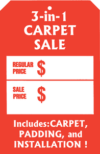 632 3 in 1 Carpet Sale